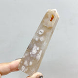 24 Pieces Geode Sakura Flower Agate Tower Points -Wholesale Crystals