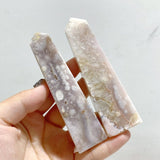 24 Pieces Geode Sakura Flower Agate Tower Points -Wholesale Crystals