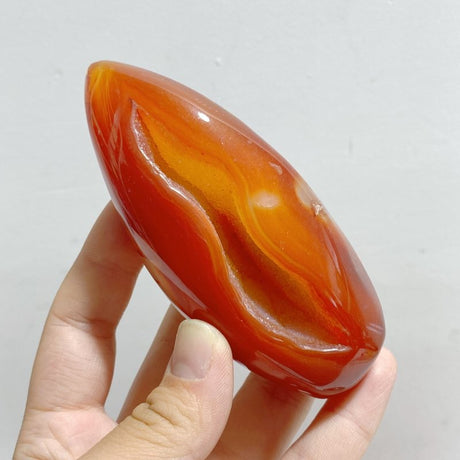 25 Pieces Geode Druzy Carnelian Eggs - Wholesale Crystals