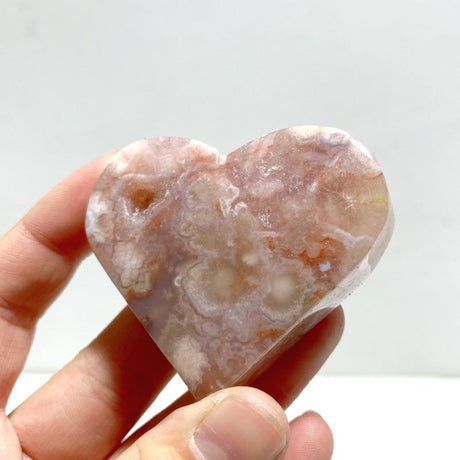25 Pieces Geode Druzy Sakura Flower Agate Heart - Wholesale Crystals