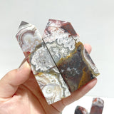 25 Pieces Morocco Agate Four - sided Tower Point - Wholesale Crystals