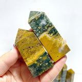 25 Pieces Ocean Jasper Four - sided Point 4 - Wholesale Crystals