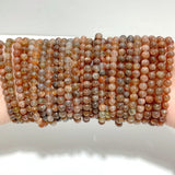 26 Pieces 7mm Sunstone Bracelets - Wholesale Crystals