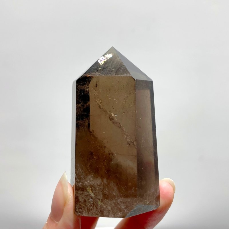 26 Pieces Fat Smoky Quartz Points 2.3 - 4.2in - Wholesale Crystals