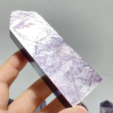 26 Pieces Purple Lepidolite Tower Points - Wholesale Crystals