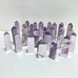 26 Pieces Purple Lepidolite Tower Points - Wholesale Crystals