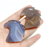 27 Pieces Geode Druzy Agate Eagle Carving -Wholesale Crystals