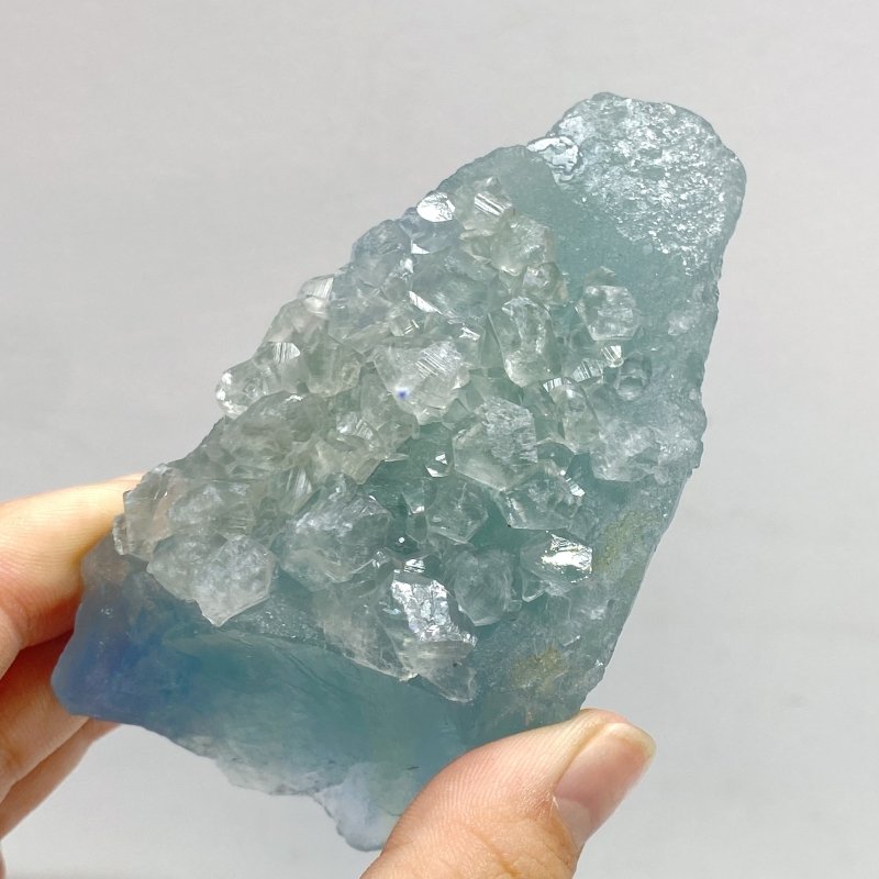 27 Pieces Raw Blue Fluorite Mixed Calcite Specimen For Collection - Wholesale Crystals