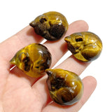 2.7CM Tiger Eye Sleeping Cat Carving Wholesale - Wholesale Crystals