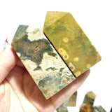 28 Pieces Ocean Jasper Four - sided Point 5 - Wholesale Crystals