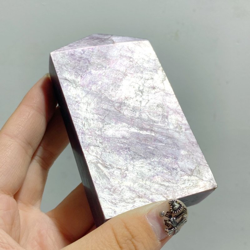 28 Pieces Purple Spark Lepidolite Four-Sided Tower -Wholesale Crystals