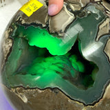 28.1KG Large Volcano Agate UV Reactive Sphere (Sea Freight Only) -Wholesale Crystals