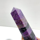 28.5CM Large Charoite Four - sided Tower For Collection A01 - Wholesale Crystals