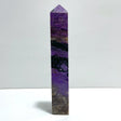 28.5CM Large Charoite Four - sided Tower For Collection A01 - Wholesale Crystals