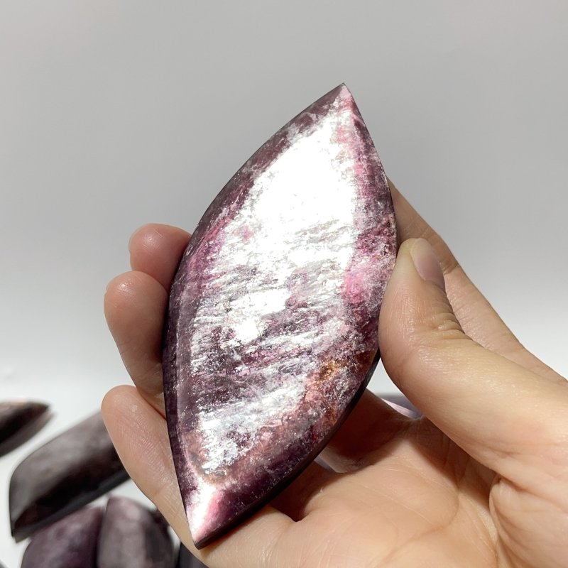 29 Pieces High Quality Purple Flash Lepidolite Leaf -Wholesale Crystals