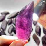 29 Pieces High Quality Purple Flash Lepidolite Leaf -Wholesale Crystals