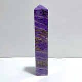 29CM Large Purple Charoite Tower For Collection - Wholesale Crystals