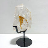 Unique Fire Quartz Dentritic Quartz Double Point With Rainbow With Stand