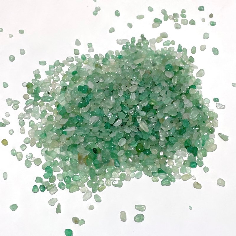 3 - 5mm Green Aventurine Chips Gravel Wholesale - Wholesale Crystals