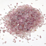 3 - 5mm Madagascar Rose Quartz Chips Gravel Wholesale - Wholesale Crystals