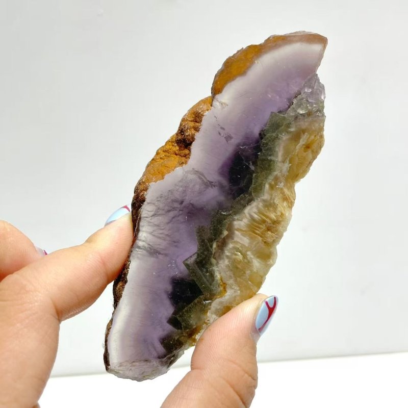 3 Pairs Fluorite Mixed Pyrite Butterfly Wing With Stand 7 - Wholesale Crystals