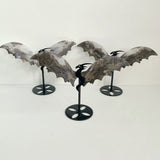 3 Pairs Volcano Agate Flying Dragon Carving With Stand (UV Reactive)1 - Wholesale Crystals