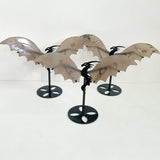 3 Pairs Volcano Agate Flying Dragon Carving With Stand (UV Reactive)2 - Wholesale Crystals