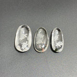 3 Pieces Beautiful Sea Turtle Garden Quartz Inner Scene Carving -Wholesale Crystals