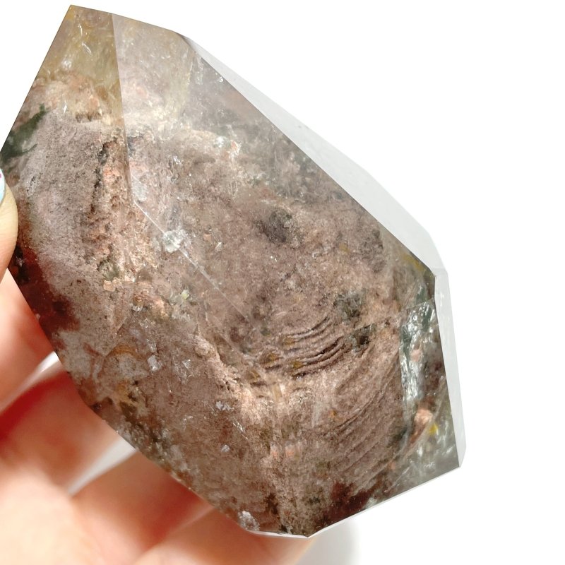 3 Pieces Garden Quartz Free Form With Stand - Wholesale Crystals