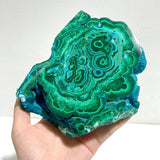 3 Pieces High Quality Beautiful Chrysocolla Mixed Malachite Slab Specimen 8 - Wholesale Crystals