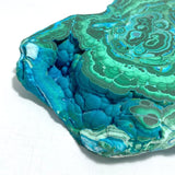 3 Pieces High Quality Beautiful Chrysocolla Mixed Malachite Slab Specimen 8 - Wholesale Crystals