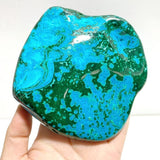 3 Pieces High Quality Beautiful Polished Chrysocolla Mixed Malachite Free Form 1 - Wholesale Crystals
