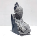 3 Pieces Large Black Clear Quartz Cluster Raw Side Tower - Wholesale Crystals