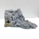 3 Pieces Large Black Clear Quartz Cluster Raw Side Tower - Wholesale Crystals