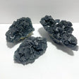 3 Pieces Large Blue Fluorite Mixed Pyrite Raw Stone Specimen - Wholesale Crystals
