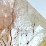 3 Pieces Large Golden Hematoid Quartz Crystal Point Raw Bottom With Rainbow - Wholesale Crystals