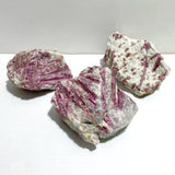 3 Pieces Large Raw Red Tourmaline Specimen - Wholesale Crystals