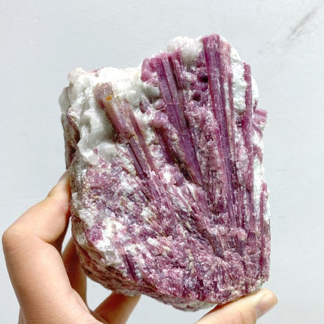 3 Pieces Large Raw Red Tourmaline Specimen - Wholesale Crystals