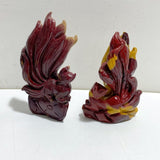 3 Pieces Mookaite Nine-tailed Fox Carving 7 -Wholesale Crystals
