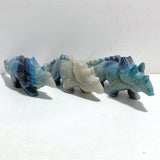 3 Pieces Trolleite Triceratops Three-horned Dinosaur Carving -Wholesale Crystals