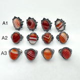 3 Style Vintage Carnelian Ring Wholesale - Wholesale Crystals