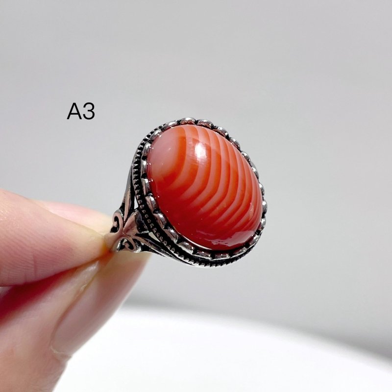 3 Style Vintage Carnelian Ring Wholesale - Wholesale Crystals