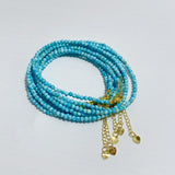 3 Types Mini Beads Necklace Wholesale Indonesia Turquoise Larimar -Wholesale Crystals