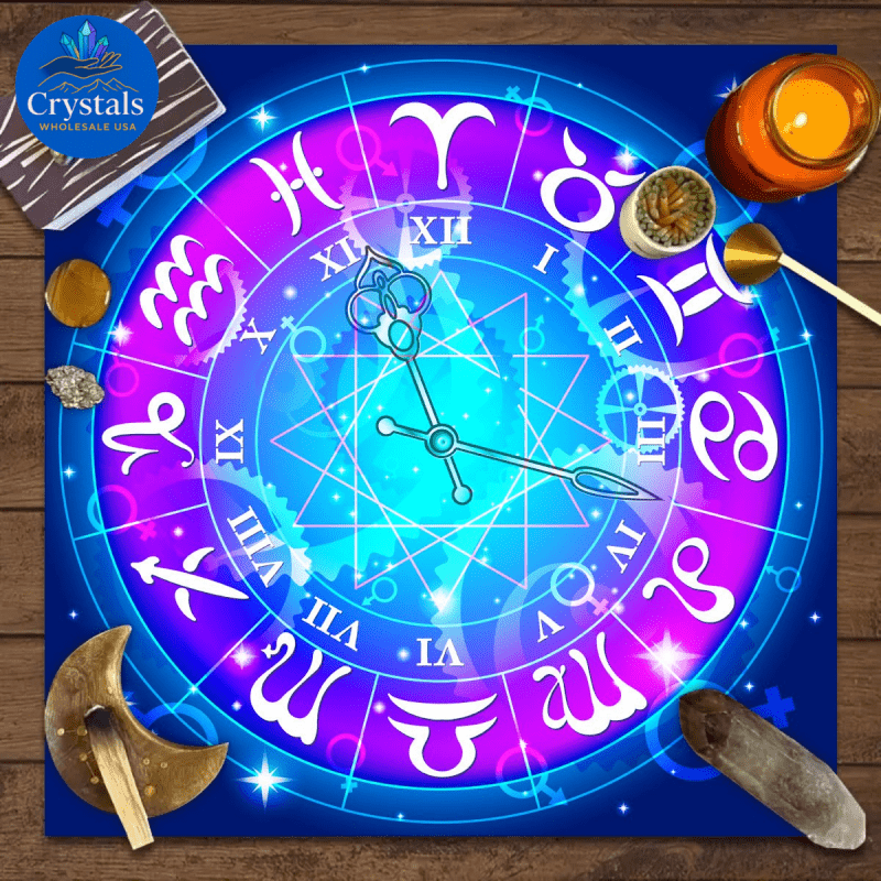 3 Zodiac Starry Sky Tarot Tablecloth - Wholesale Crystals