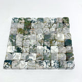 Moss Agate Cube Tumbled Wholesale