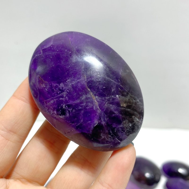 31 Pieces Amethyst Crystal Palm - Wholesale Crystals