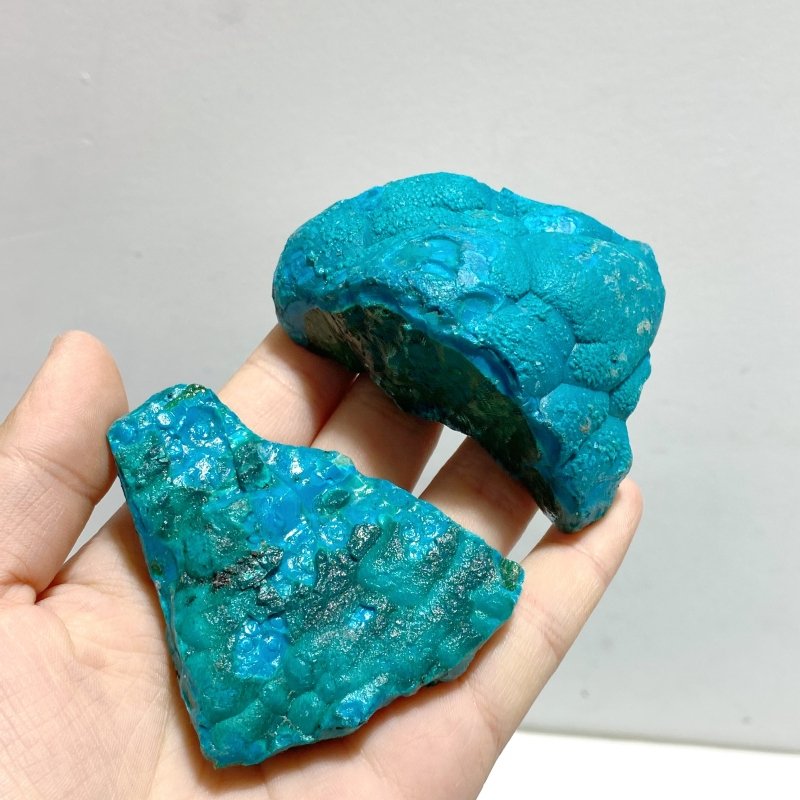 31 Pieces Beautiful Raw Chrysocolla Mixed Malachite Specimen - Wholesale Crystals