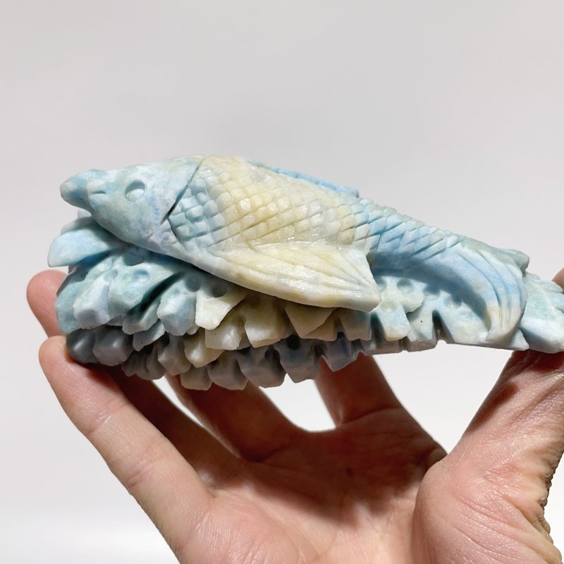 31 Pieces Blue Dumortierite Sea Animal Carving -Wholesale Crystals