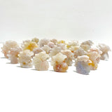 31 Pieces Sakura Flower Agate Eagle Carving - Wholesale Crystals