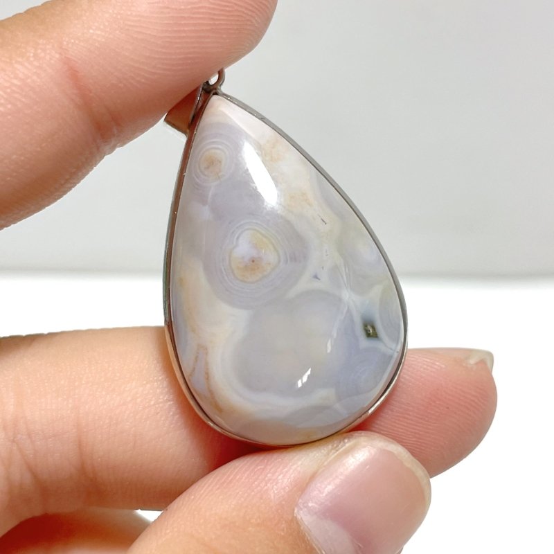 32 Pieces Beautiful 8th Vein Ocean Japser Pendant - Wholesale Crystals